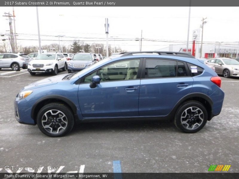 Quartz Blue Pearl / Ivory 2017 Subaru Crosstrek 2.0i Premium