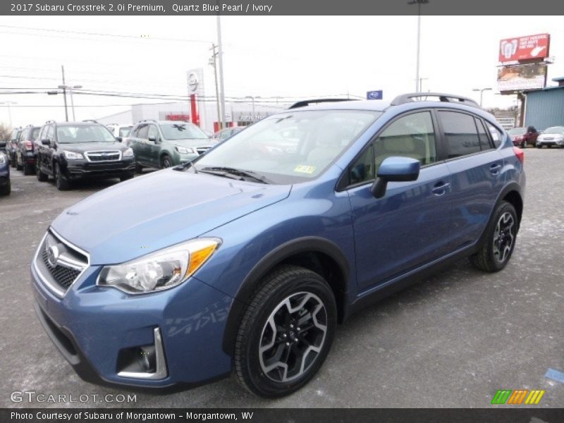 Quartz Blue Pearl / Ivory 2017 Subaru Crosstrek 2.0i Premium