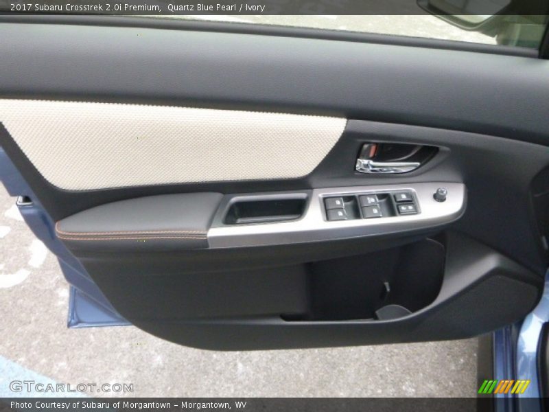 Quartz Blue Pearl / Ivory 2017 Subaru Crosstrek 2.0i Premium