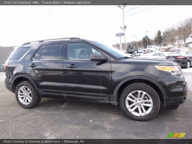 Tuxedo Black / Medium Light Stone 2015 Ford Explorer 4WD