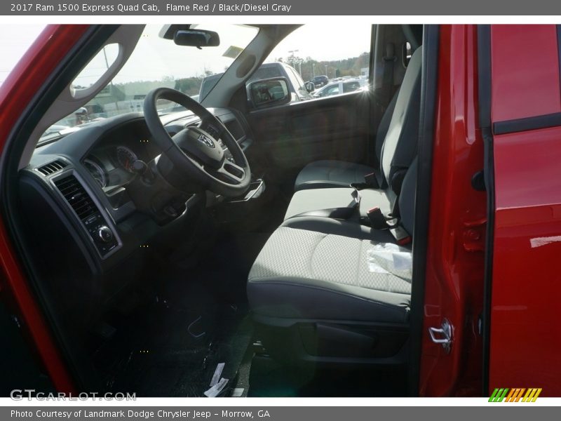 Flame Red / Black/Diesel Gray 2017 Ram 1500 Express Quad Cab
