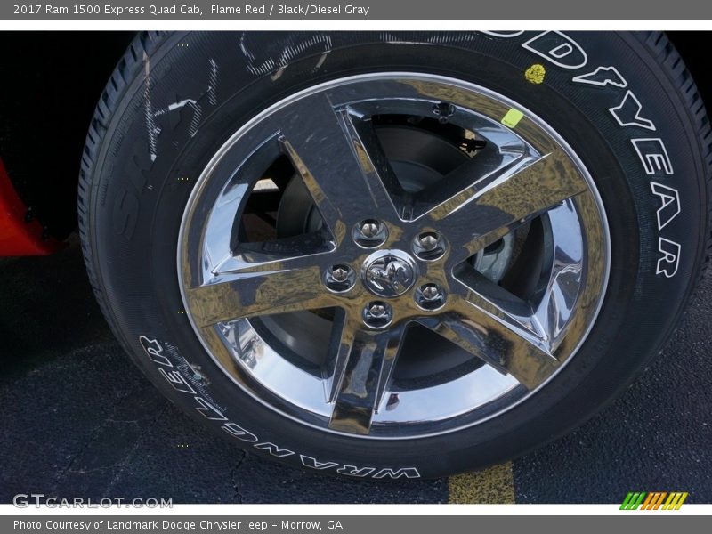Flame Red / Black/Diesel Gray 2017 Ram 1500 Express Quad Cab