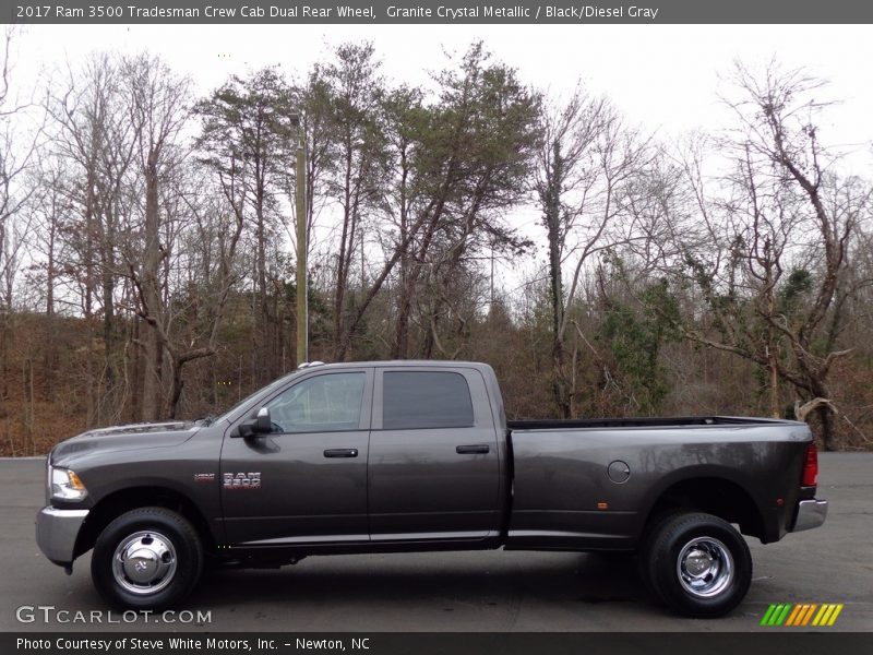 Granite Crystal Metallic / Black/Diesel Gray 2017 Ram 3500 Tradesman Crew Cab Dual Rear Wheel