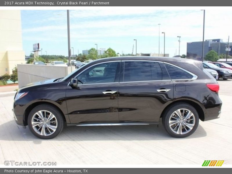 Crystal Black Pearl / Parchment 2017 Acura MDX Technology