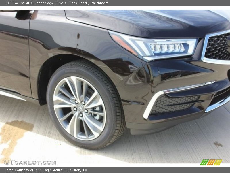Crystal Black Pearl / Parchment 2017 Acura MDX Technology