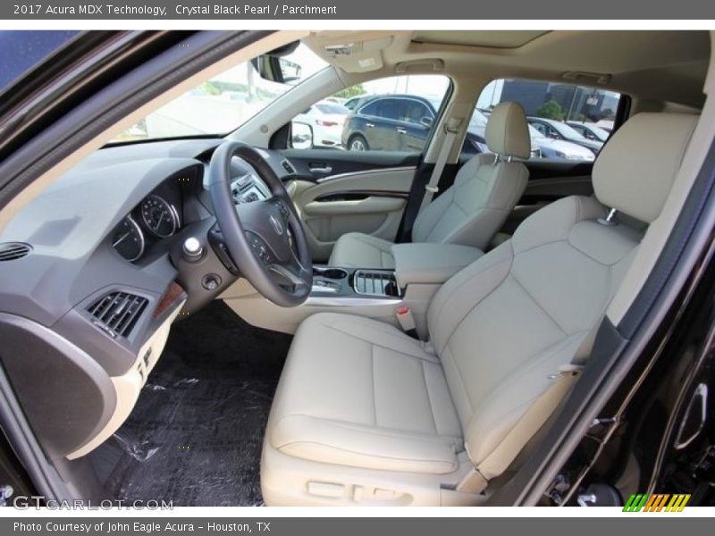 Crystal Black Pearl / Parchment 2017 Acura MDX Technology