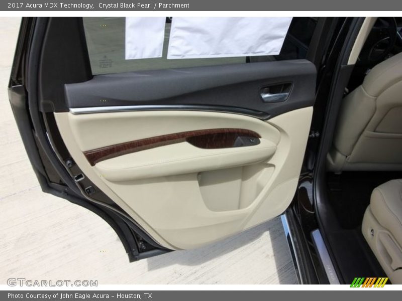 Crystal Black Pearl / Parchment 2017 Acura MDX Technology