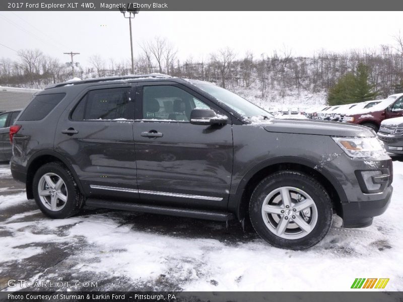 Magnetic / Ebony Black 2017 Ford Explorer XLT 4WD