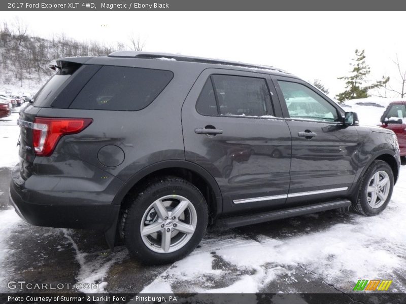 Magnetic / Ebony Black 2017 Ford Explorer XLT 4WD