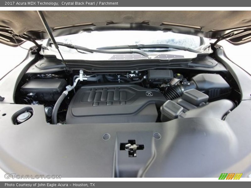 Crystal Black Pearl / Parchment 2017 Acura MDX Technology