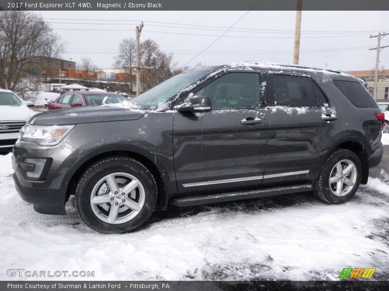 Magnetic / Ebony Black 2017 Ford Explorer XLT 4WD