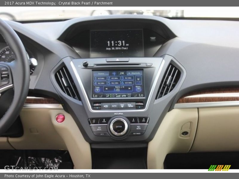 Crystal Black Pearl / Parchment 2017 Acura MDX Technology