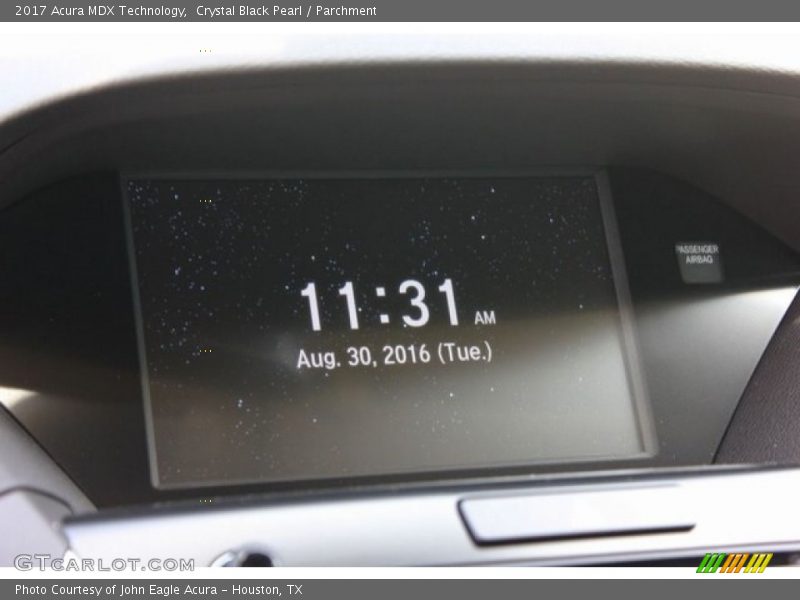 Crystal Black Pearl / Parchment 2017 Acura MDX Technology