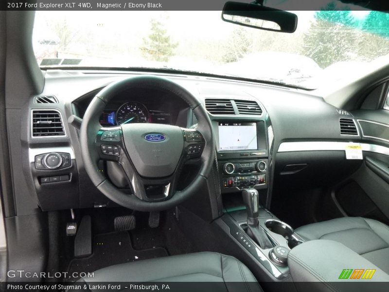 Magnetic / Ebony Black 2017 Ford Explorer XLT 4WD