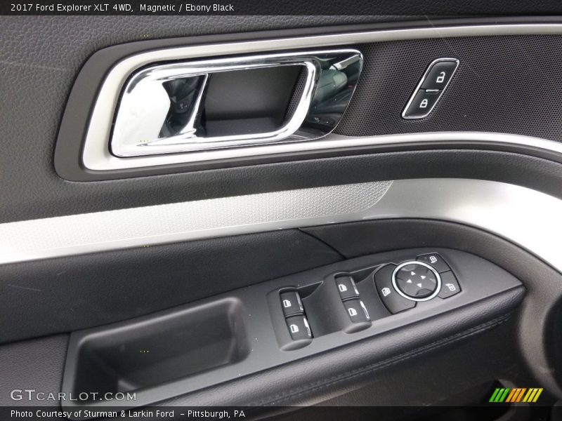Magnetic / Ebony Black 2017 Ford Explorer XLT 4WD