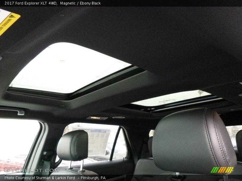 Magnetic / Ebony Black 2017 Ford Explorer XLT 4WD