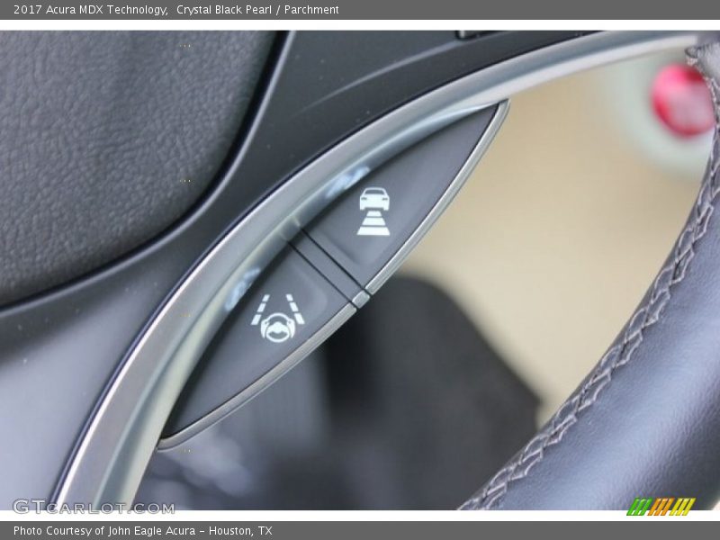 Crystal Black Pearl / Parchment 2017 Acura MDX Technology