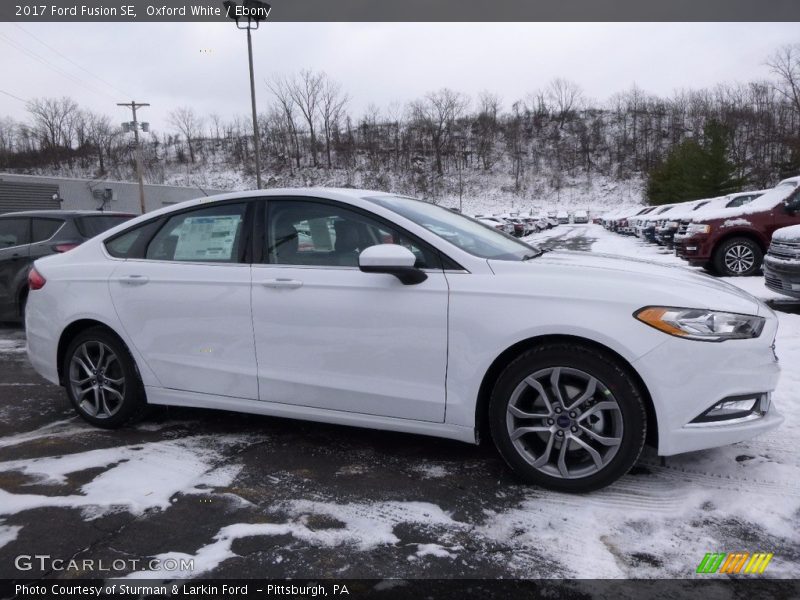 Oxford White / Ebony 2017 Ford Fusion SE