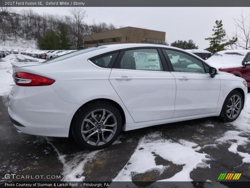 Oxford White / Ebony 2017 Ford Fusion SE