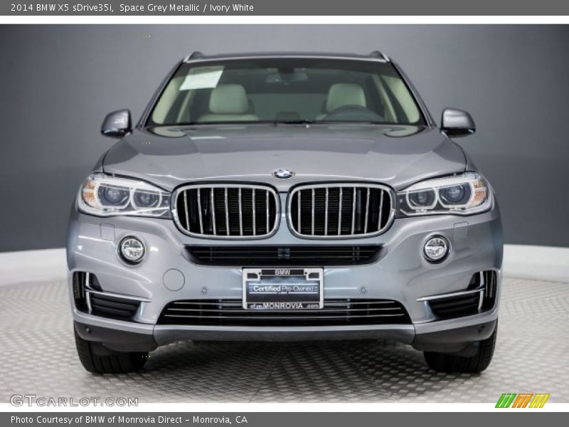 Space Grey Metallic / Ivory White 2014 BMW X5 sDrive35i