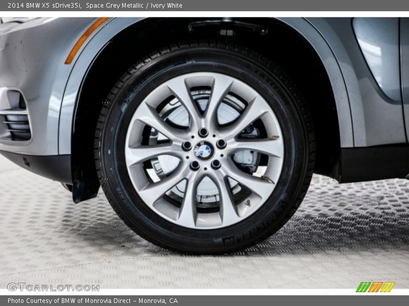 Space Grey Metallic / Ivory White 2014 BMW X5 sDrive35i