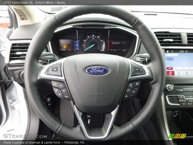 Oxford White / Ebony 2017 Ford Fusion SE