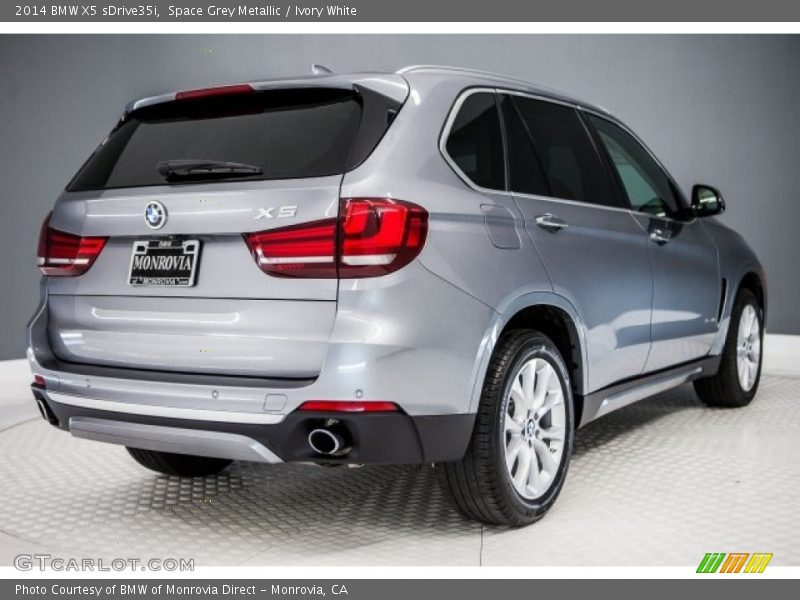 Space Grey Metallic / Ivory White 2014 BMW X5 sDrive35i