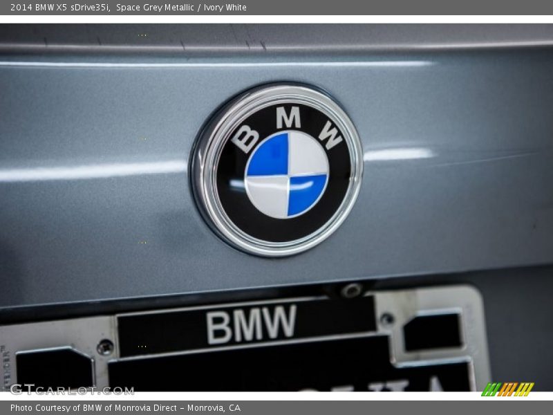 Space Grey Metallic / Ivory White 2014 BMW X5 sDrive35i