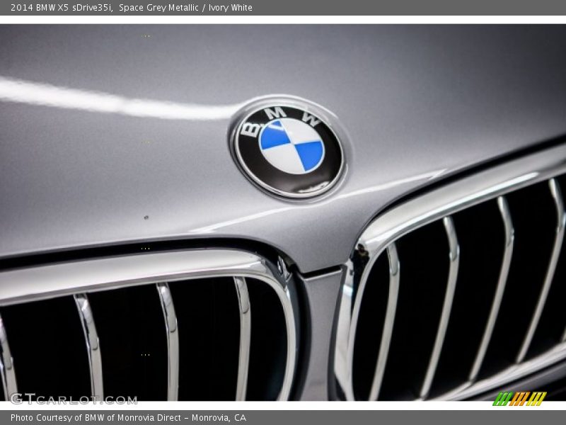 Space Grey Metallic / Ivory White 2014 BMW X5 sDrive35i