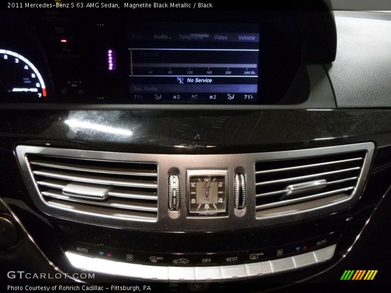 Magnetite Black Metallic / Black 2011 Mercedes-Benz S 63 AMG Sedan