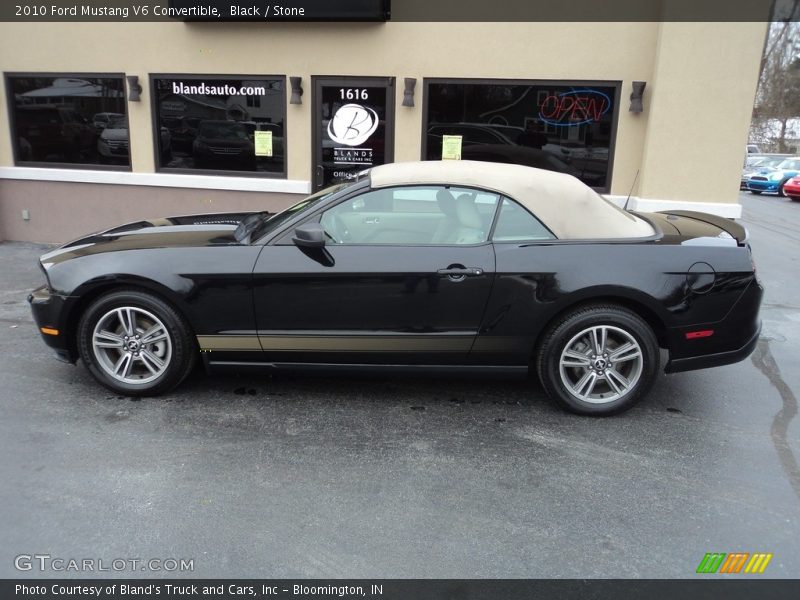 Black / Stone 2010 Ford Mustang V6 Convertible