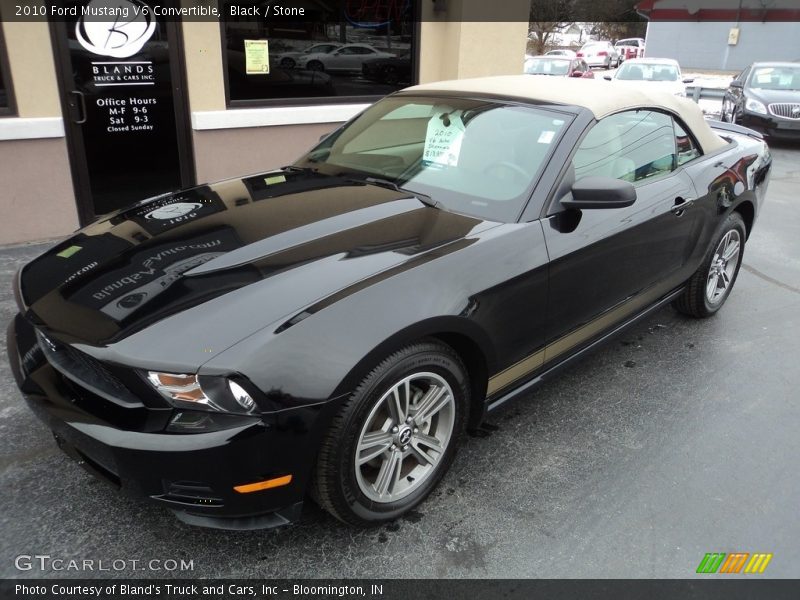 Black / Stone 2010 Ford Mustang V6 Convertible