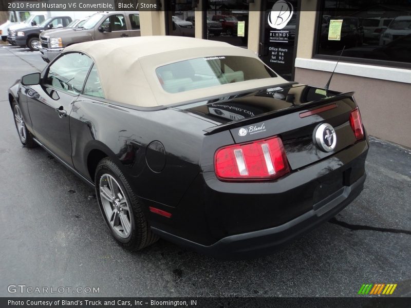 Black / Stone 2010 Ford Mustang V6 Convertible