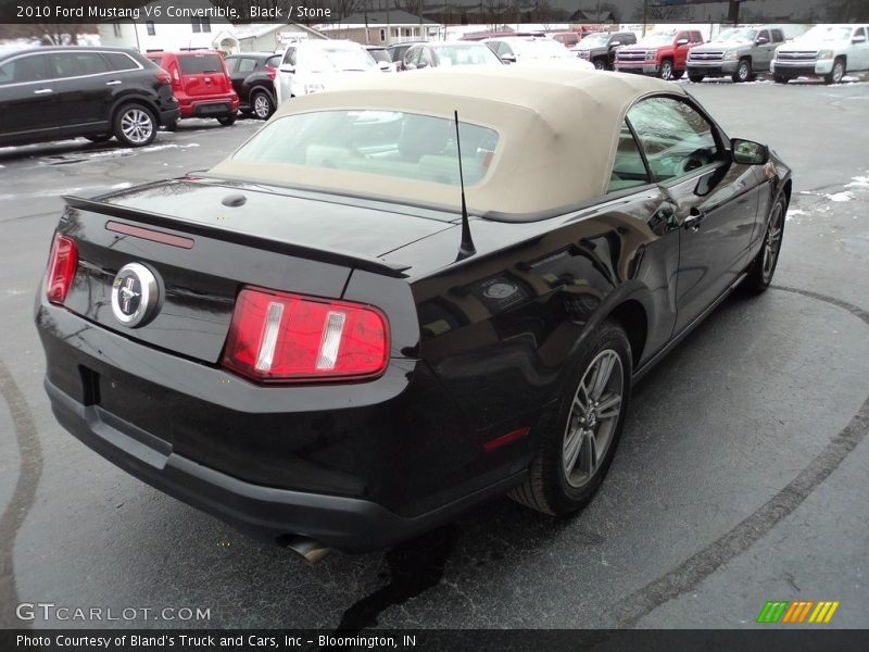 Black / Stone 2010 Ford Mustang V6 Convertible