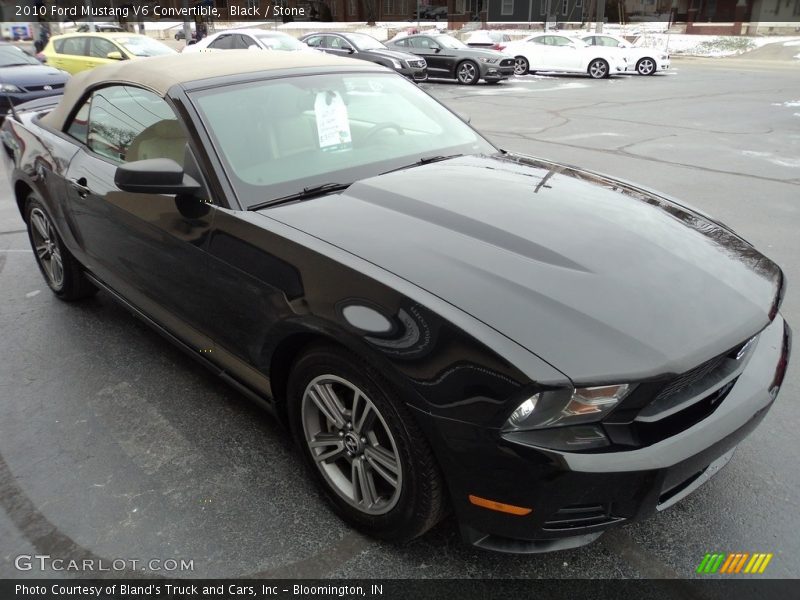 Front 3/4 View of 2010 Mustang V6 Convertible