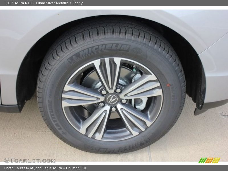 Lunar Silver Metallic / Ebony 2017 Acura MDX