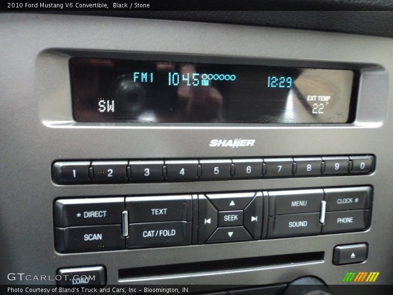 Black / Stone 2010 Ford Mustang V6 Convertible