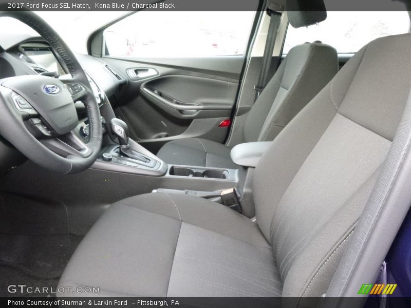 Kona Blue / Charcoal Black 2017 Ford Focus SEL Hatch