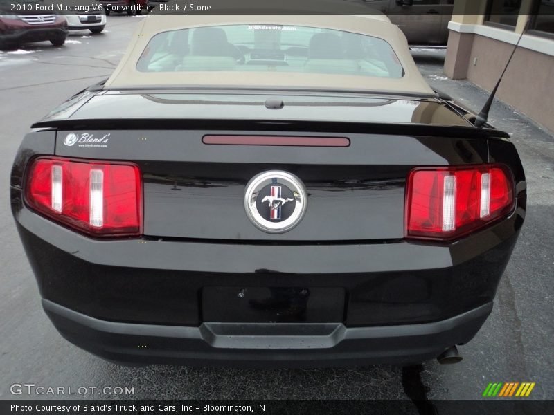 Black / Stone 2010 Ford Mustang V6 Convertible