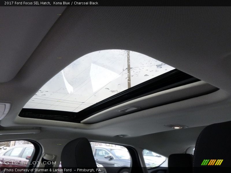 Kona Blue / Charcoal Black 2017 Ford Focus SEL Hatch