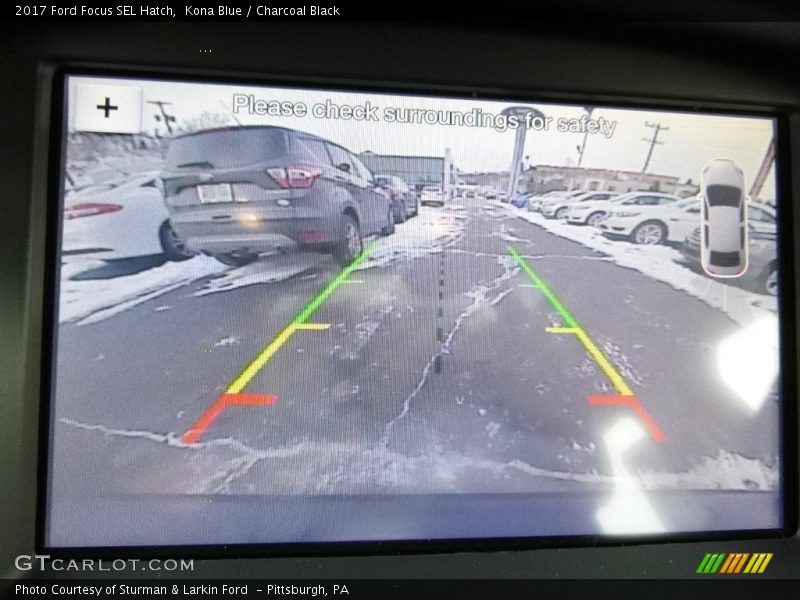 Kona Blue / Charcoal Black 2017 Ford Focus SEL Hatch