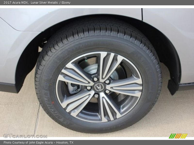 Lunar Silver Metallic / Ebony 2017 Acura MDX