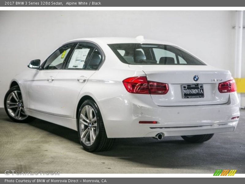 Alpine White / Black 2017 BMW 3 Series 328d Sedan