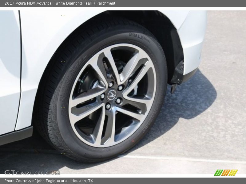 White Diamond Pearl / Parchment 2017 Acura MDX Advance