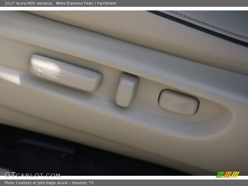 White Diamond Pearl / Parchment 2017 Acura MDX Advance