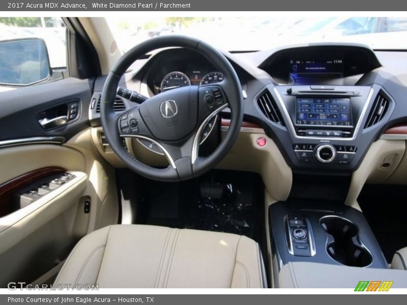 White Diamond Pearl / Parchment 2017 Acura MDX Advance