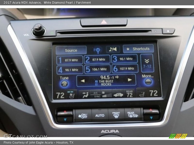 White Diamond Pearl / Parchment 2017 Acura MDX Advance