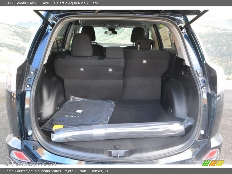Galactic Aqua Mica / Black 2017 Toyota RAV4 LE AWD
