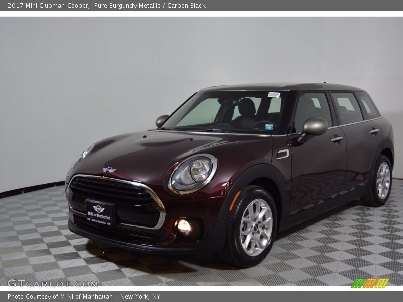 Pure Burgundy Metallic / Carbon Black 2017 Mini Clubman Cooper