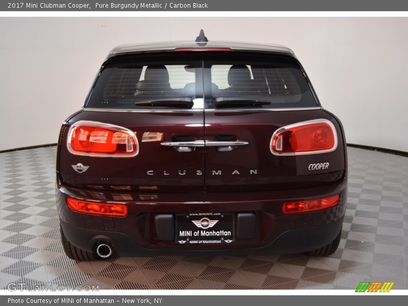 Pure Burgundy Metallic / Carbon Black 2017 Mini Clubman Cooper